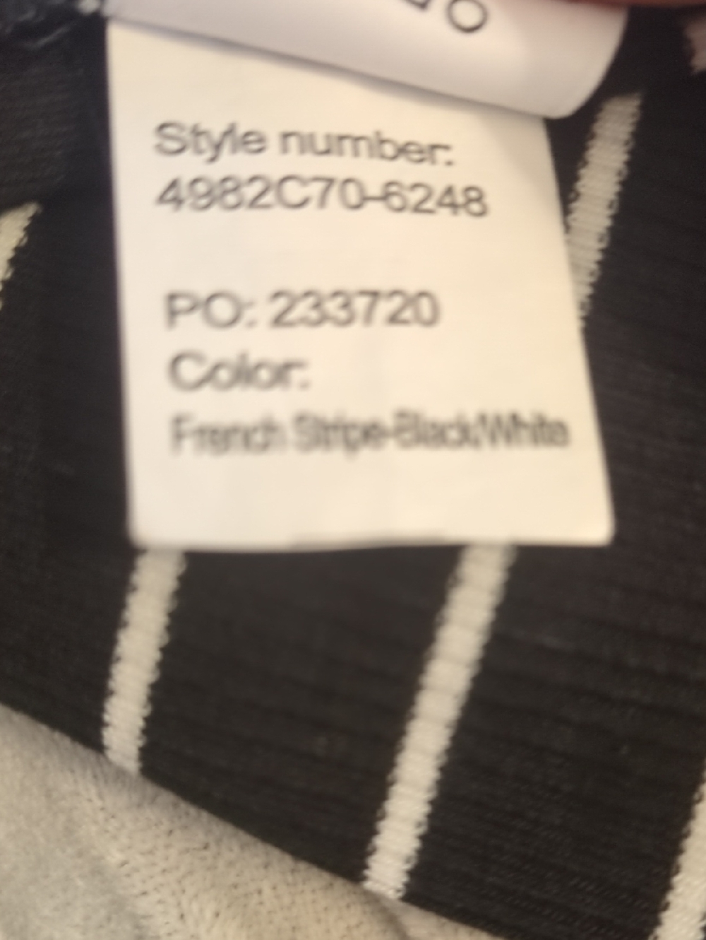 Paige Pullover Size Xs Classic Black & White Striped Short Sleeve Women's Top - Picture 5 of 6